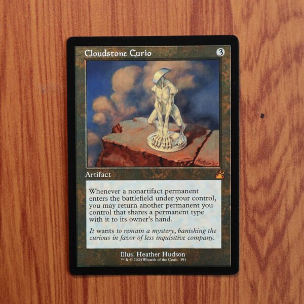 1x Mtg Proxy Cloudstone Curio Ravnica Remastered (RVR) Retro frame magic