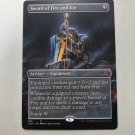 1x Mtg Proxy Sword of Fire and Ice extended art 2XM Double Masters 1x Mtg Proxy Sword of Fire and Ice extended art 2XM Double Masters