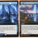 1x Mtg Proxy Sea Gate Restoration extended art ZNR Zendikar Rising