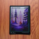 1x Mtg Proxy FOIL Snow-covered Forest SLD Etched (pixel) foil magic the gathering proxy
