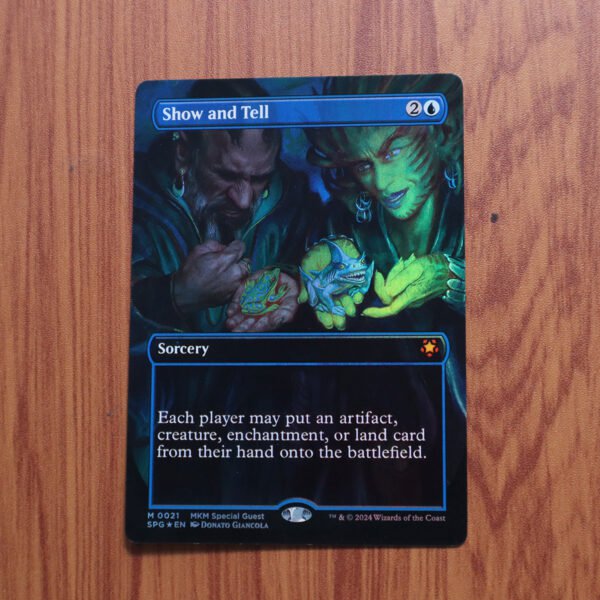 1x Mtg Proxy FOIL Show and Tell #21 Special Guests (SPG) foil magic