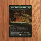 1x Mtg Proxy FOIL Shelob, Whose Lair is Death LTC #516 Tales of Middle-earth Commander (LTC)