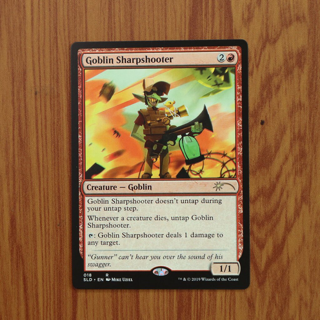 1x Mtg Proxy Goblin Sharpshooter Secret Lair Drop (SLD)