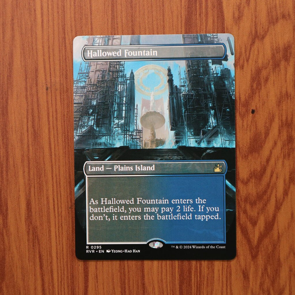 1x Mtg Proxy Hallowed Fountain #295 Ravnica Remastered (RVR)