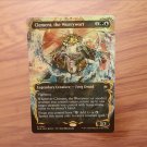 1x Mtg Proxy FOIL Clement, the Worrywort #347 Bloomburrow (BLB) raised foil special