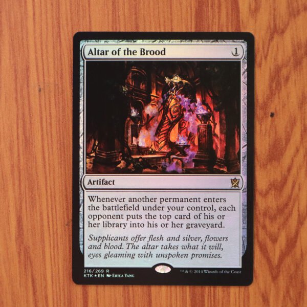 1x Mtg Proxy FOIL Altar of the Brood #216 KTK foil magic the gathering proxy mtg