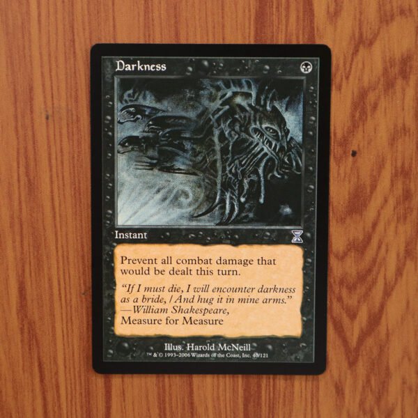 1x Mtg Proxy Darkness TSB magic the gathering proxy mtg cards