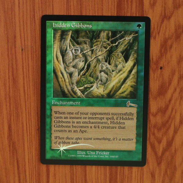 1x Mtg Proxy FOIL Hidden Gibbons ULG Foil magic the gathering proxy mtg cards