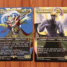 1x Mtg Proxy Kefka, Court Mage Kefka, Ruler of Ruin #398 FIN double face card