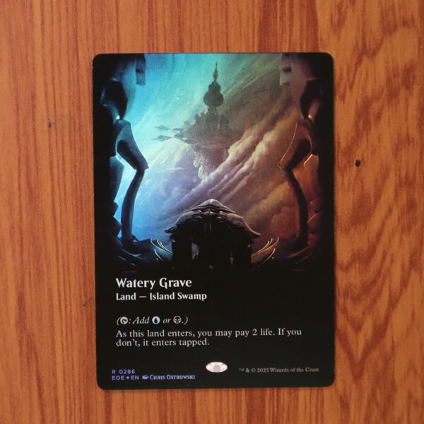 1x Mtg Proxy FOIL Watery Grave #286 Edge of Eternities EOE Foil magic the gathering proxy
