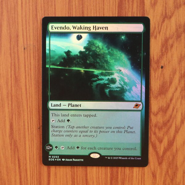 1x Mtg Proxy FOIL Evendo, Waking Haven #253 Edge of Eternities EOE Foil magic