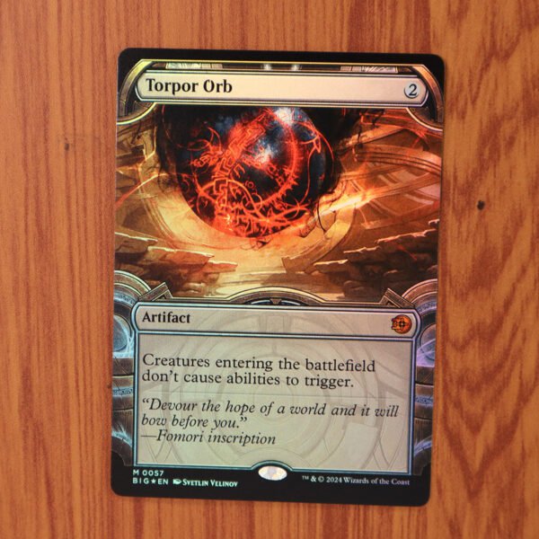 1x Mtg Proxy FOIL Torpor Orb #57 BIG Foil magic the gathering proxy mtg cards