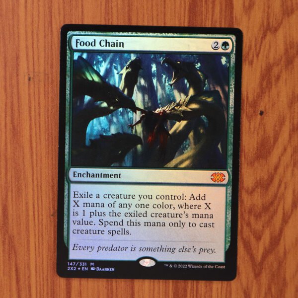 1x Mtg Proxy FOIL Food Chain #147 2X2 Foil magic the gathering proxy mtg cards