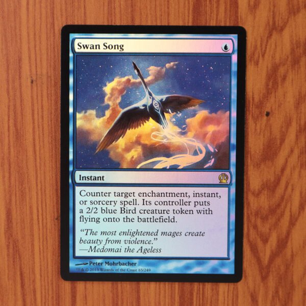 1x Mtg Proxy FOIL Swan Song THS Foil magic the gathering proxy mtg cards