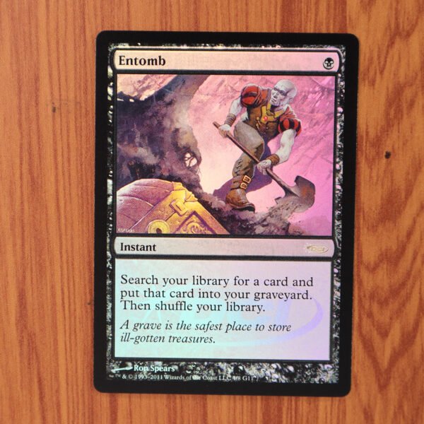 1x Mtg Proxy FOIL Entomb #4 G11 Foil magic the gathering proxy mtg
