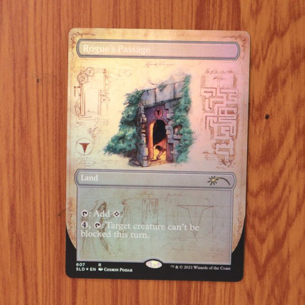 1x Mtg Proxy FOIL Rogue&acirc;��s Passage #607 SLD Secret Lair Drop Foil magic the gathering