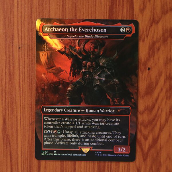 1x Mtg Proxy FOIL Najeela, the Blade-Blossom Archaeon the Everchosen #1032 Secret Lair Drop SLD