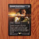 1x Mtg Proxy Sword of Hearth and Home Herugrim, Sword of Rohan #354 LTC Tales of Middle-earth
