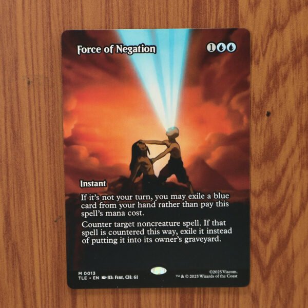 1x Mtg Proxy Force of Negation 13 TLE Avatar: The Last Airbender Eternal