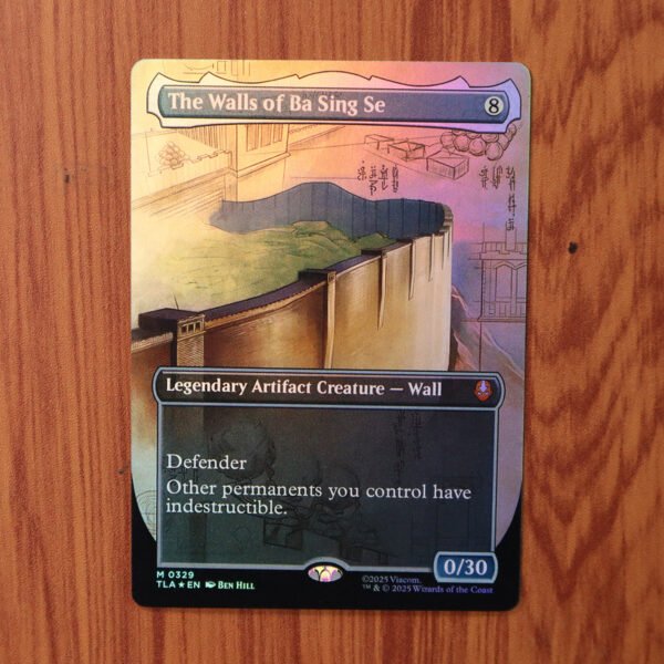 1x Mtg Proxy FOIL The Walls of Ba Sing Se #329 TLA Avatar: The Last Airbender Foil