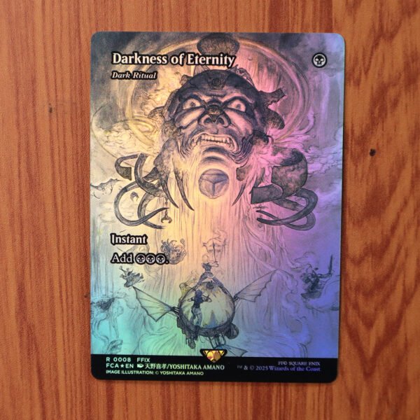 1x Mtg Proxy FOIL Dark Ritual Darkness of Eternity #8 FCA Final Fantasy: Through the Ages Foil