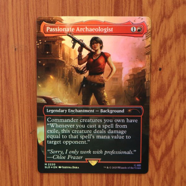 1x Mtg Proxy FOIL Passionate Archaeologist #2220 SLD Secret Lair Drop Foil magic