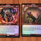 1x Mtg Proxy FOIL Birgi, God of Storytelling & Harnfel, Horn of Bounty #311 KHM Kaldheim