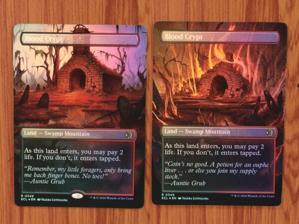 1x Mtg Proxy FOIL Blood Crypt #349 ECL Lorwyn Eclipsed Foil magic