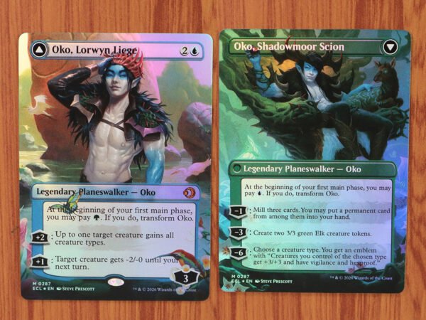 1x Mtg Proxy FOIL Oko, Lorwyn Liege / Oko, Shadowmoor Scion #287 ECL Lorwyn Eclipsed
