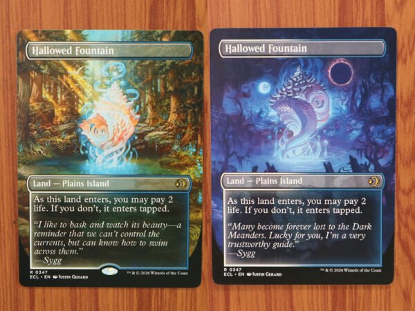 1x Mtg Proxy Hallowed Fountain #347 ECL Lorwyn Eclipsed