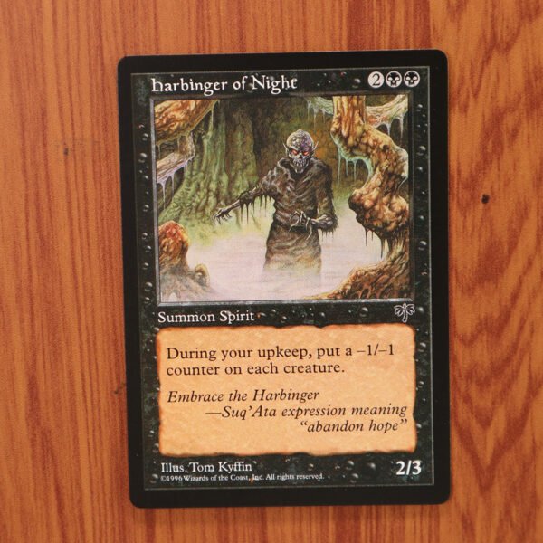1x Mtg Proxy Harbinger of Night MIR Mirrodin magic the gathering proxy mtg cards