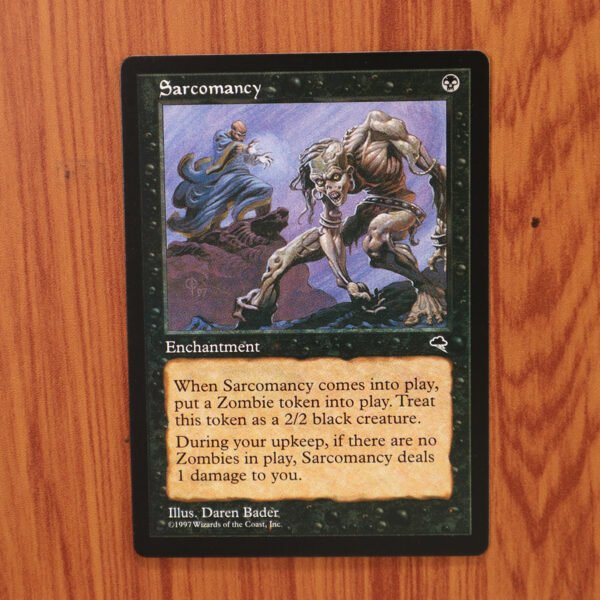 1x Mtg Proxy Sarcomancy TMP Tempest magic the gathering proxy mtg cards