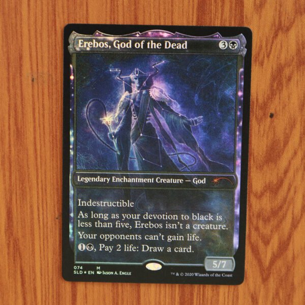1x Mtg Proxy FOIL Erebos, God of the Dead #74 SLD Secret Lair Drop Foil