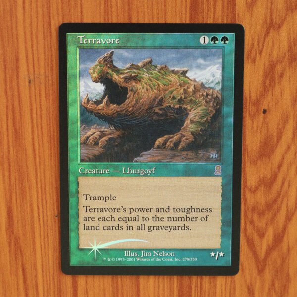 1x Mtg Proxy FOIL Terravore #278 ODY Odyssey Foil magic the gathering proxy mtg