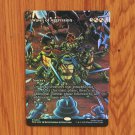 1x Mtg Proxy FOIL Waves of Aggression #13 PZA Teenage Mutant Ninja Turtles Source Material