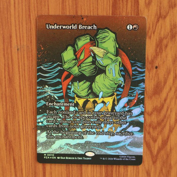 1x Mtg Proxy FOIL Underworld Breach #10 PZA Teenage Mutant Ninja Turtles Source Material Foil