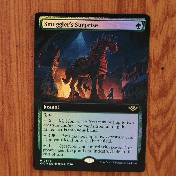 1x Mtg Proxy FOIL Smuggler&acirc;��s Surprise 345 OTJ Outlaws of Thunder Junction Promos