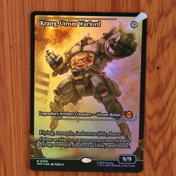 1x Mtg Proxy FOIL Krang, Utrom Warlord #290 TMT Teenage Mutant Ninja Turtles