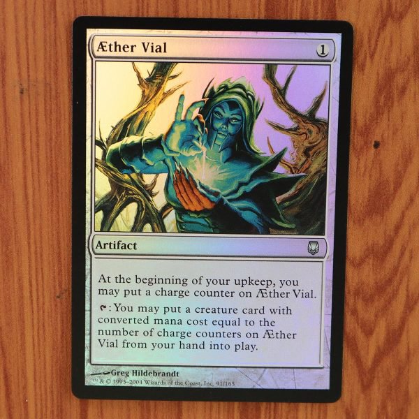 1x Mtg Proxy FOIL Aether Vial DST Darksteel Foil magic the gathering proxy