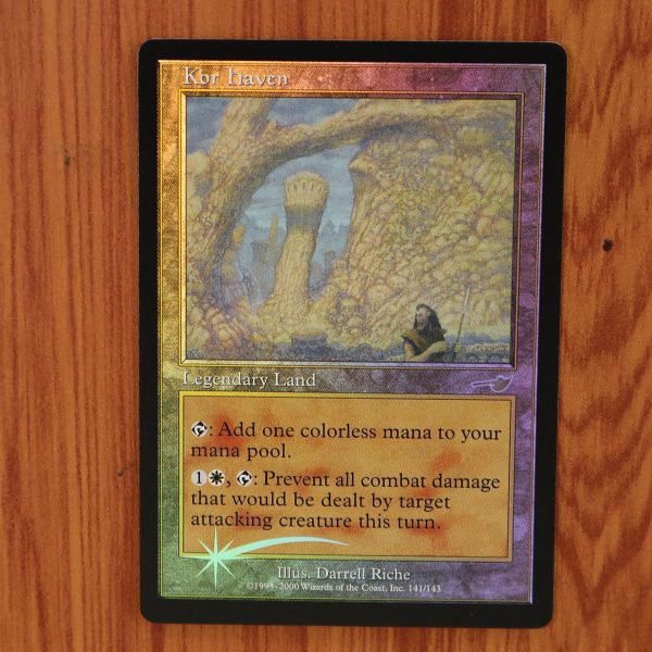 1x Mtg Proxy FOIL Kor Haven #141 NEM Nemesis Foil magic the gathering