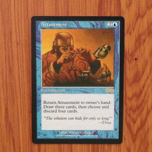 1x Mtg Proxy Attunement USG Urza&acirc;��s Saga magic the gathering proxy mtg cards