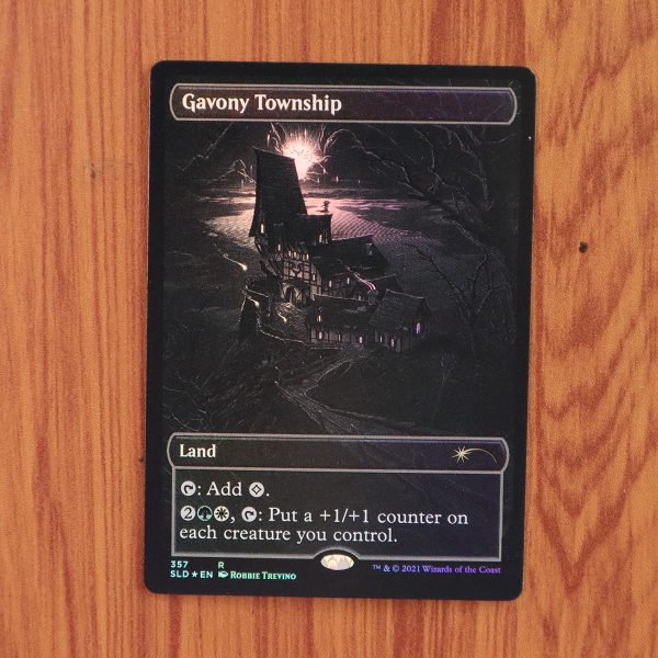 1x Mtg Proxy FOIL Gavony Township #357 SLD Secret Lair Drop Foil magic the gathering proxy mtg