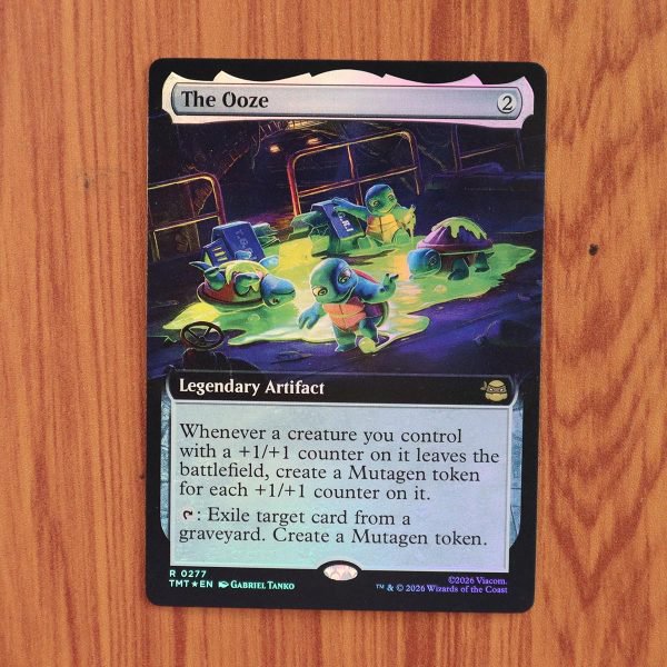 1x Mtg Proxy FOIL The Ooze #277 TMT Teenage Mutant Ninja Turtles Foil magic the gathering proxy mtg