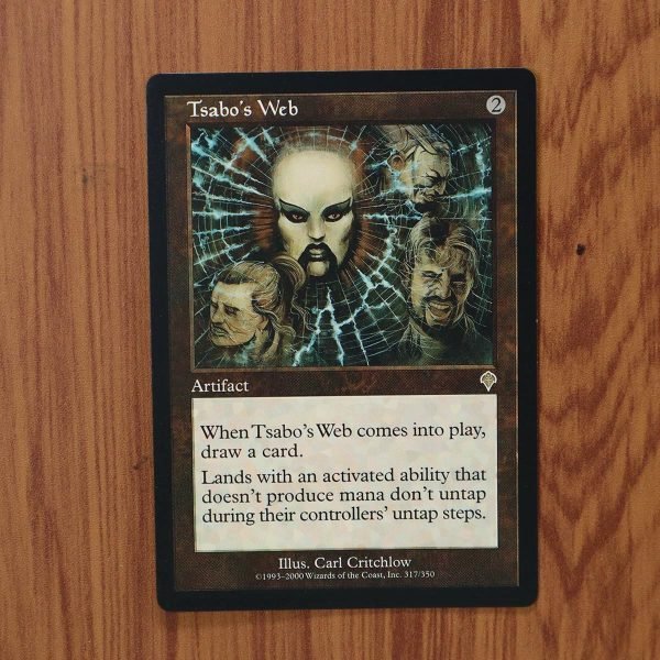 1x Mtg Proxy Tsabo&acirc;��s Web #317 INV Invasion magic the gathering proxy mtg