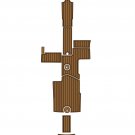 2011-2015 Mastercraft X55 Swim Platform Cockpit Pad Boat EVA Foam Teak Floor Mat