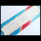 STERLING 587 POCKET MANNHEIM slide ruler Original 1970s box +instructions