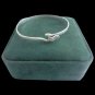 HOOK BRACELET in SILVER 800 rigid bangle bracelet In gift box