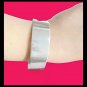 Talisman band cuff bracelet silver plated for her or him In gift pouch