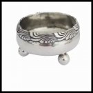 TIFFANY & CO salt cellar in sterling silver 925 bowl cup tray 3246 Makers 6441 with ball feet