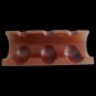 SAVINELLI PIPE rack HOLDER stand for 3 pipes mohogany wood from 1970s
